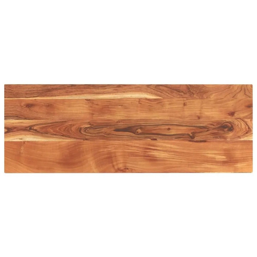 vidaXL Tischplatte aus Akazien-Massivholz in Braun, Rechteckig, B/T/H: 140 x 60 x 3,8 cm - Bild 2