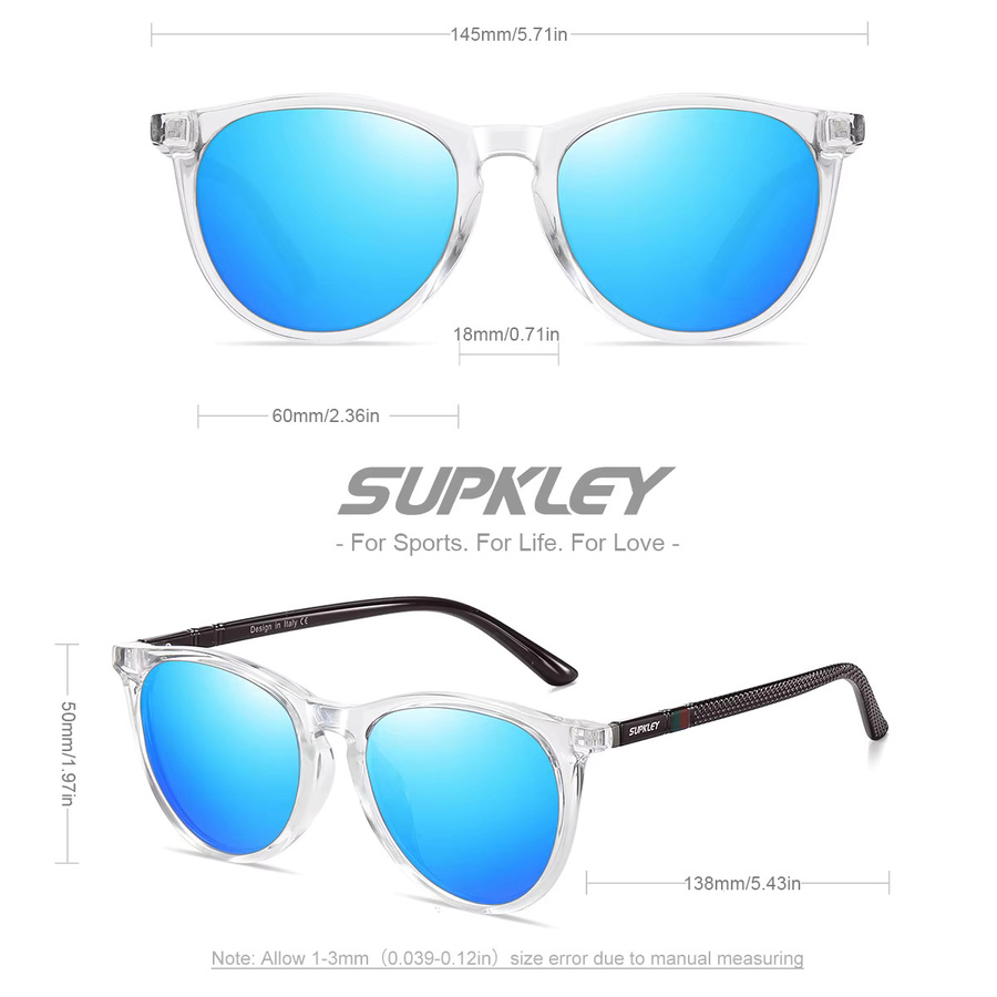 Supkley Sportsonnenbrille, Unisex, Vollrand, Kunststoff, polarisiert - Bild 2