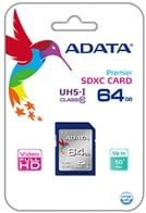 ADATA Premier 64 GB SDXC Speicherkarte UHS-I in Blau und Multicolour - Bild 1