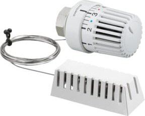Oventrop Thermostat Uni LH 7-28 GC in Weiß mit 2 m Rohr - Bild 1
