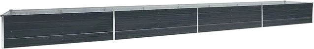 DELUKE Hochbeet OSKAR aus verzinktem Stahl in Anthrazit, B/T/H: 600 x 80 x 45 cm - Bild 1
