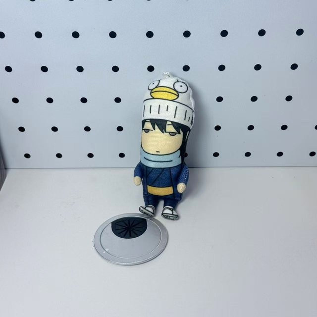 Yiran toy Gintama Yoroya Sakata Gintoki Kagura Shinpachi Mini Plüschtier Schlüsselanhänger, 13cm, ab 18 Jahren - Bild 1
