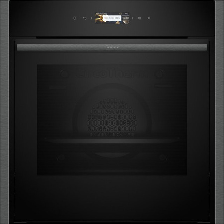 Neff Einbaubackofen B54CR71G0 in Graphit mit WLAN, Heißluftgrill, Pyrolyse-Selbstreinigung und Rapid Preheat