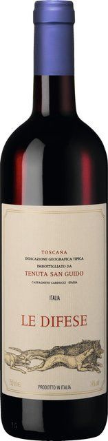 Tenuta San Guido Le Difese Rotwein, Cabernet Sauvignon & Sangiovese, Toskana, 2023, trocken, 0,75 l - Bild 1