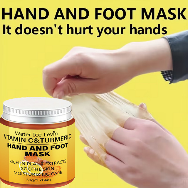 Water Ice Levin Kurkuma Hand- und Fußmaske mit Vitamin C, 50g - Bild 1