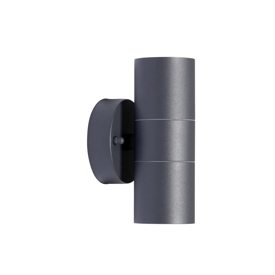 PRIOS Wandleuchte Tulimar 5044002 Außenleuchte aus Aluminium in Schwarz, 2-flammig, GU10, Up-Down Lichtwirkung, IP44 spritzwassergeschützt - Bild 2