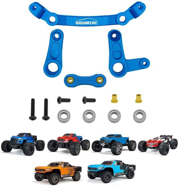 Arrma Aluminium Lenkung Glockenkurbel Lenkglied mit Kugelbär, Zubehör - Bild 1