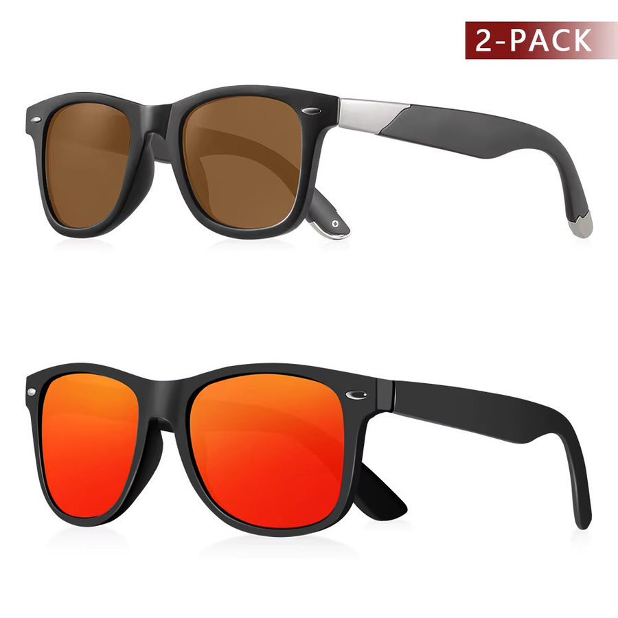 CRIXALIS Sonnenbrille, Square, Vollrand, Schwarz, Unisex - Bild 4