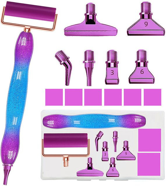 LEIYULY Ersatz-Stiftköpfe für 5D DIY Diamond Painting Set aus Metall und Kunststoff mit Kleber, Ton und Roller - Bild 1