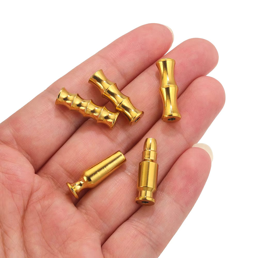 5 Stück Edelstahl Rohr Spacer Perlen, Charms - Bild 2