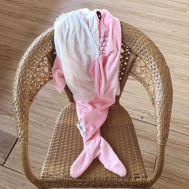 Yiran toy Haifischhaut Plüschtier, Rosa / Pink, 80cm - Bild 1