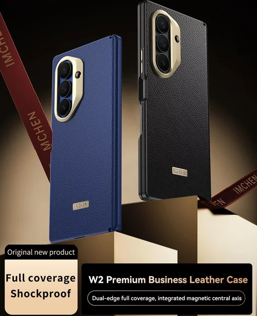 Samsung Galaxy Z Fold 7 Hartschale Handyhülle mit Fallschutz und kabellosem Laden in Blau - Bild 1