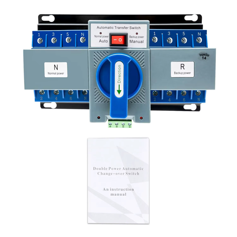 Automatischer Notstrom-Umschaltgerät Transferschalter 6A–63A mit manueller und automatischer Umschaltfunktion für Aufzüge und Überwachungssysteme - Bild 4