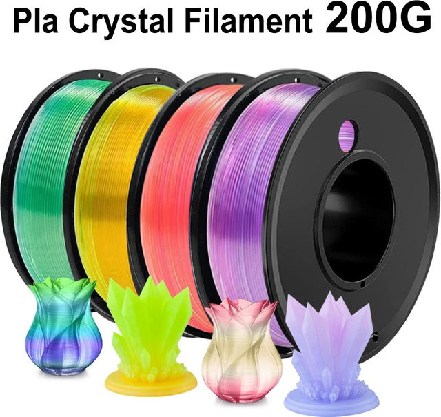 3D Maliang PLA Filament 1,75mm Multicolour Kristall Farbverlauf 200g - Bild 1