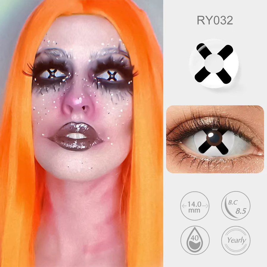 Pseyeche Sharingan Rinnegan Kontaktlinsen, 14 mm, Cosplay - Bild 2