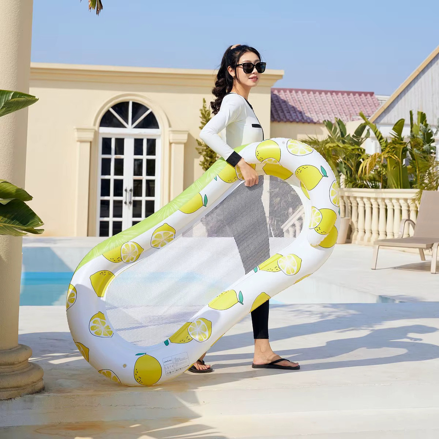 Rooxin Aufblasbare Wasserhängematte als Schwimmmatte und Liege für den Pool oder Strand in Multicolor - Bild 2