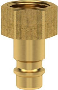 Lüdecke Schnellsteck Verbindung IG DN7,2 MS ES14NI G1/4" in Gold/Messing - Bild 1