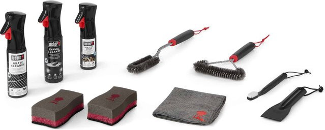 Weber Reinigungs-Set für emaillierte Gasgrills, 10-teilig, schwarz - Bild 3