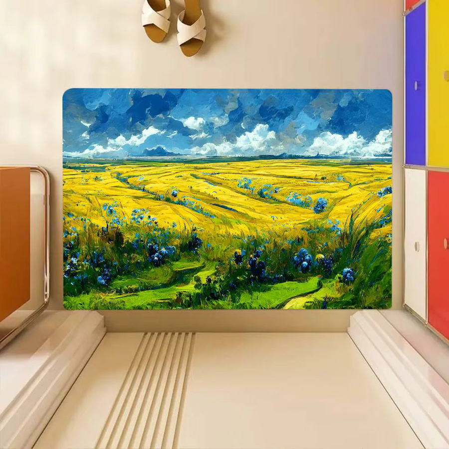 Rutschfeste Bodenmatte mit Claude Monet Ölgemälde Motiv für Wohnzimmer, Küche oder Badezimmer - Bild 3