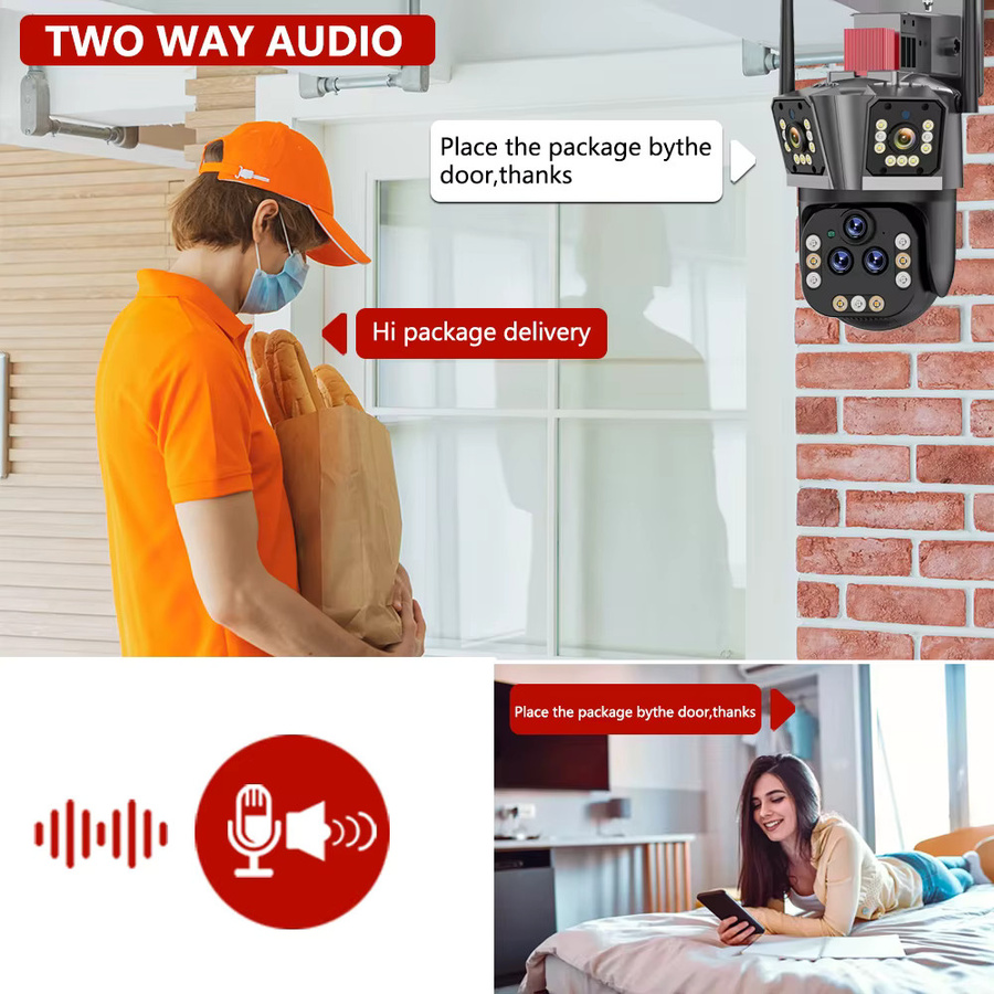 Overscam PTZ Outdoor Überwachungskamera mit 20 MP, 10K Auflösung, 20x Zoom, WiFi und Auto-Tracking für dein Smart Home - Bild 3