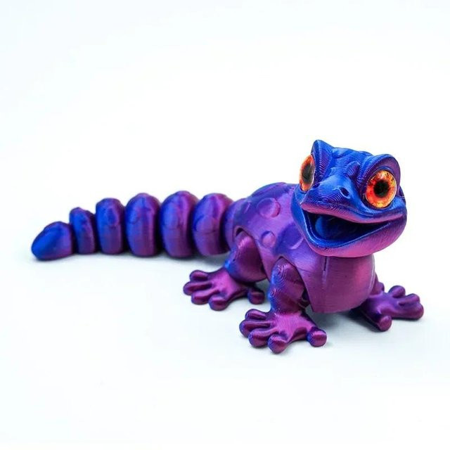 Yiran toy Eidechsen-Tier-Spielzeugfiguren, violett, ab 6 Jahren - Bild 1