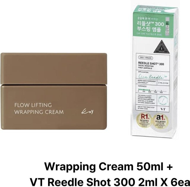 koy Flow Wrapping Creme, Gesichtscreme mit Hyaluronsäure & Peptide, 50 ml - Bild 1