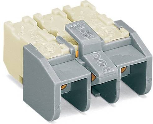 WAGO Netzanschlussklemme 272-403/272-496 in Weiß und Grau, 500 Stück - Bild 1
