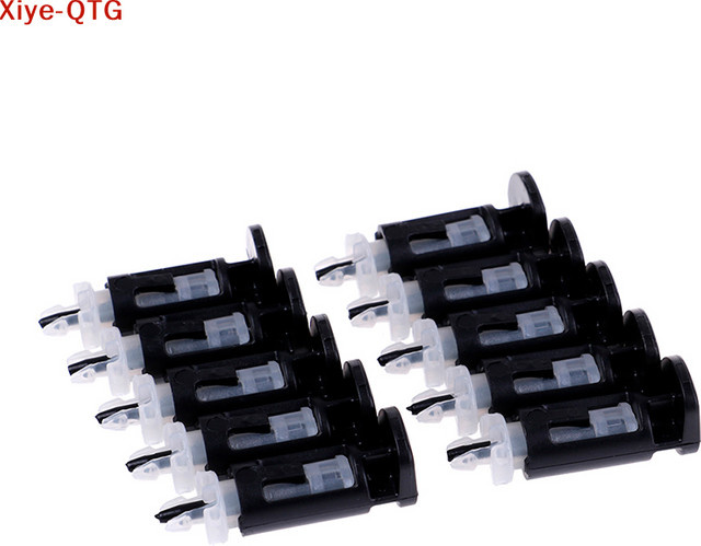 SDJZT 10-teiliges Set CPU-Kühlkörper-Befestigungsstifte aus Kunststoff in Schwarz für Lüfter-Montageclips, 10 cm - Bild 1