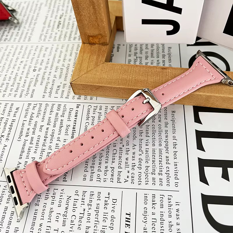 PEO Uhrenarmband Leder, Roségold, Damen - Bild 1