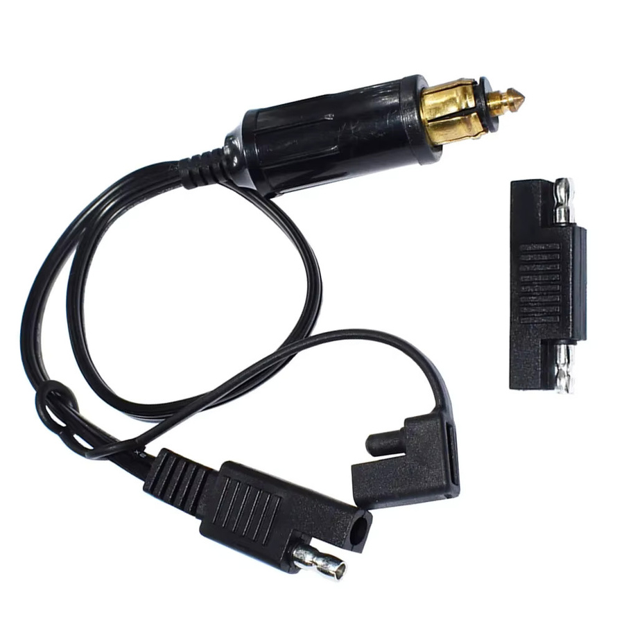 BMW Motorrad-Verbindungskabel mit SAE-Stecker A 3 und USB-A Anschluss in Schwarz zum Laden und Batteriemanagement - Bild 4