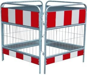 Schake Schachtschutzgitter Site Fence aus Stahl, 2-teilig, B: 100 cm, H: 100 cm - Bild 1