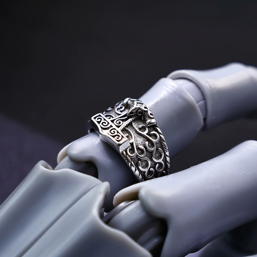 LENNIK Ring, versilberter Kupfer, Herren - Bild 4