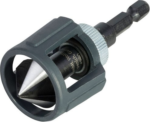 Wolfcraft Senker mit 1/4-Zoll-Sechskant und 10 mm Schaftdurchmesser in Graumetallic - Bild 1