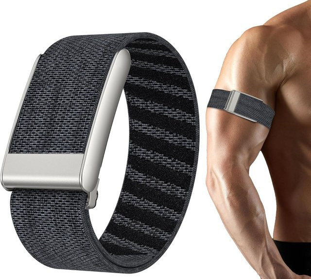 Vwar Ersatzarmband aus atmungsaktivem Nylon für Whoop 5.0, verstellbares Sportarmband in Schwarz und Grün - Bild 1