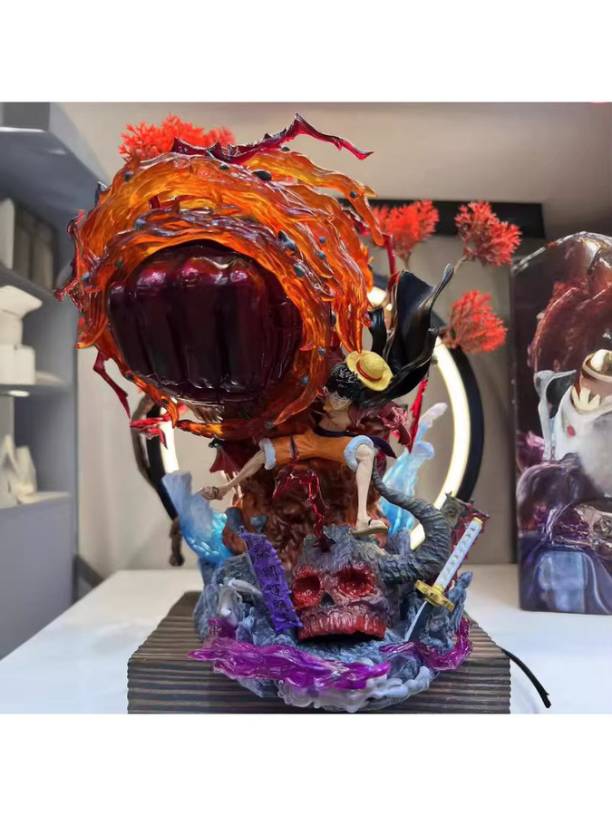 Bandai One Piece Luffy Gear 3 Figurine, mit LED-Beleuchtung, Modell - Bild 3