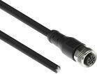 ACT Industrial Sensorleitung M12A 5-polig Stecker auf offenes Ende, Superflex Xtreme TPE, geschirmt, Schwarz, Länge: 3,00 m (SC3508) - Bild 1