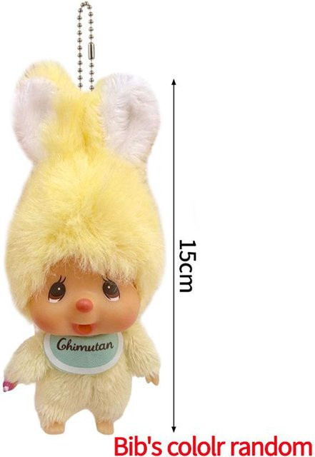 Monchhichi Plüsch Monchichi Anhänger, Puppe, 20cm, ab 18 Jahre - Bild 1
