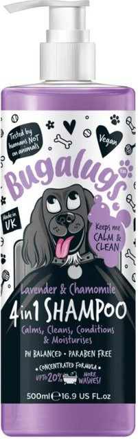 Bugalugs Hundeshampoo 4in1 Lavendel & Kamille, 500 ml - Bild 1