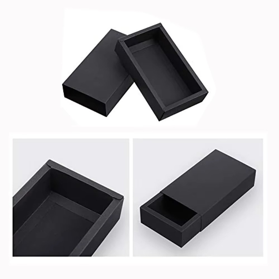50 Stück Kraft-Papier Schubladenboxen als kleine Geschenkkartons für DIY-Projekte und Hochzeitsverpackungen - Bild 5