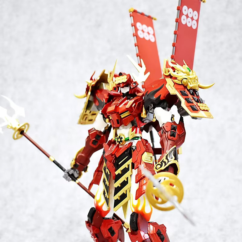 52TOYS Datum Masamune & Sanada Yukimura Action Figur, Roboter Ninja, Metall, 1/100 - Bild 3