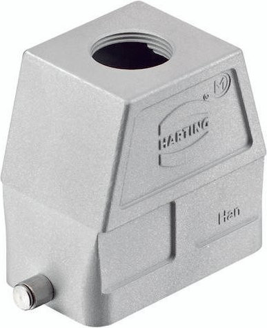HARTING Tüllengehäuse 19 62 210 0448 in Silber aus Kunststoff - Bild 1