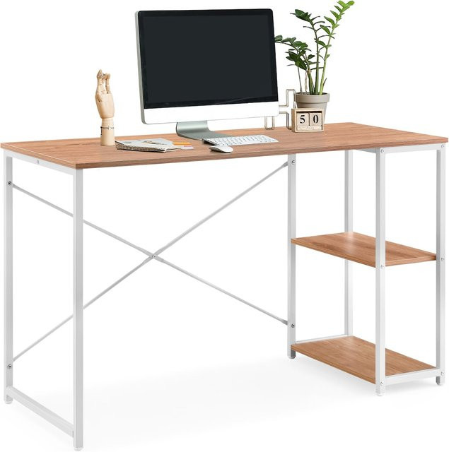 hjh LIVING Schreibtisch Easy Up2 im Industrial-Design mit melaminharzbeschichteter Spanplatte und pulverbeschichtetem Stahlgestell - Bild 1