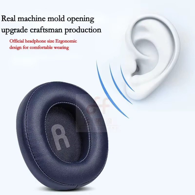 JBL Ersatz-Ohrpolster aus Schaumstoff in Blau für kabellose Bluetooth-Kopfhörer Tune T700BT T710BT T750BTNC T760NC - Bild 2