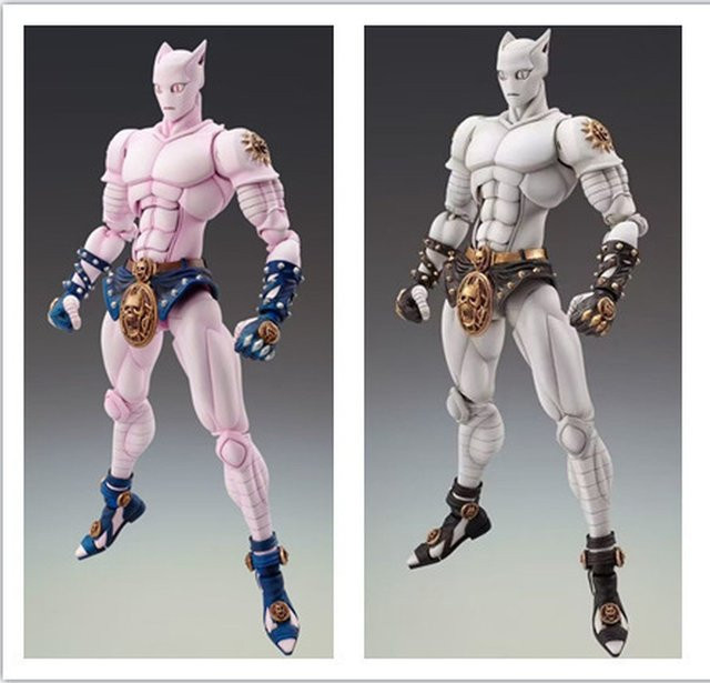 Bandai Jojo's Bizarre Adventure Yoshikage Kira Killer Queen Anime Actionfigur als Desktop Ornament - Bild 1