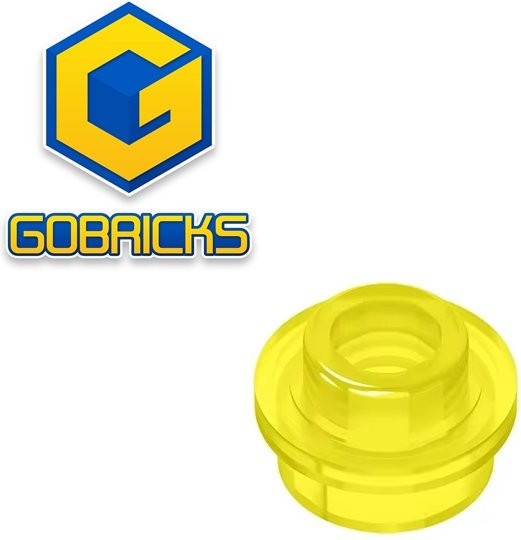 Gobricks GDS-603 PL.RUND 1X1 W. THROUGHG. LOCH, Zubehör - Bild 1