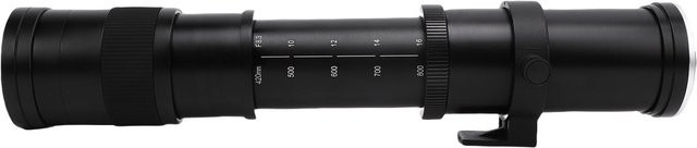 ZuiyouPet Teleobjektiv 420-800mm Zoomobjektiv mit f/8.3 Blende für Spiegelreflexkameras, Schwarz - Bild 1