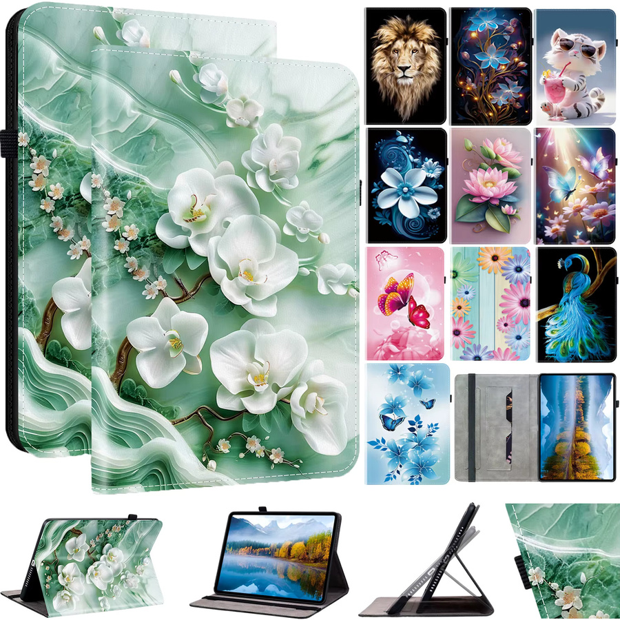 PU Ledertasche für Nokia T21 10,4 Zoll 2022, T20 10,4 2021 und T10 8,0 2022 mit Standfunktion in Multicolour - Bild 6