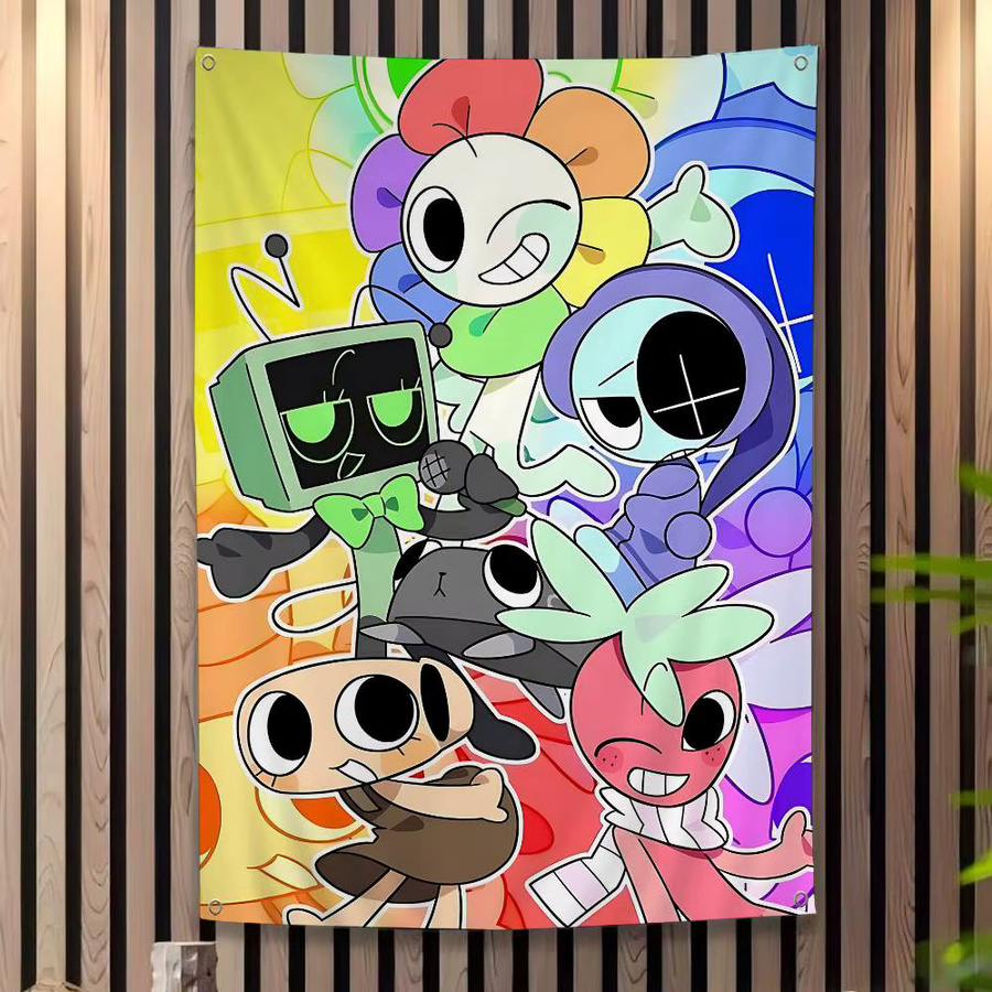 Potdemiel Wandbehang D-Dandys World Cartoon Science-Fiction Raumdeko Multicolor - Bild 2