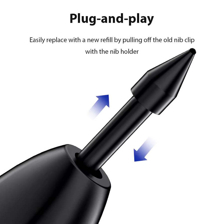 Samsung Stylus S Pen für Galaxy Tab mit magnetischer Befestigung und Palm Rejection, Farbe: Schwarz - Bild 6