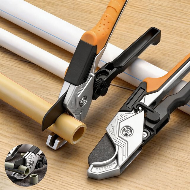 NIUXIANG Rohrschneider SK5 Hochleistungs-Rohrschere für PVC, PPR, PU und PE mit Schneidebereich 0-32mm - Bild 1